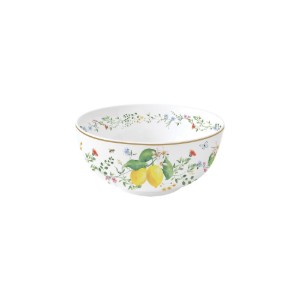 Порцеланова купа, 15см, "Fleurs et Citrons" - Nuova R2S