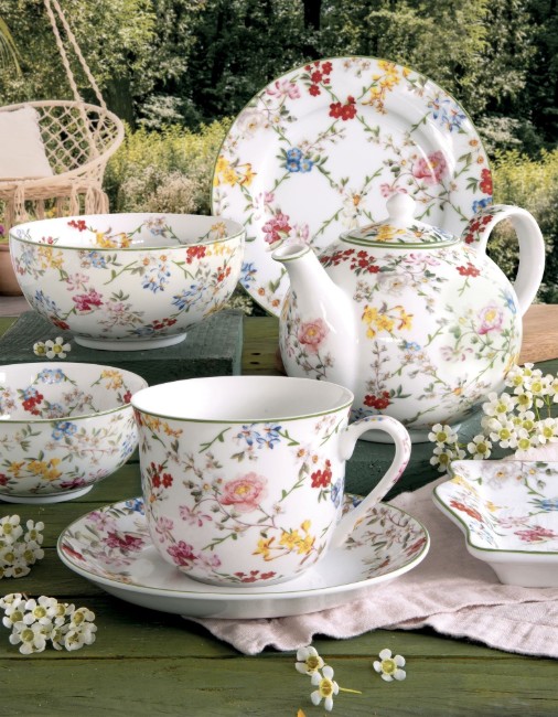 Порцеланова купа, 15 см, "Garden Dreams" - Nuova R2S