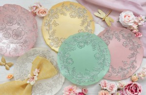 Стъклена чиния, 33 см, "Spring Glass" - Nuova R2S