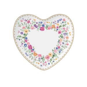 Поднос във формата на сърце, порцелан, 20x19см, "Mon Amour" - Nuova R2S
