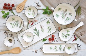 Комплект от 6 кухненски прибора, "Herbarium" - Nuova R2S