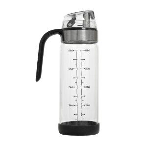 Бутилка диспенсър с автоматична капачка, боросиликатно стъкло, 450 ml - Zokura