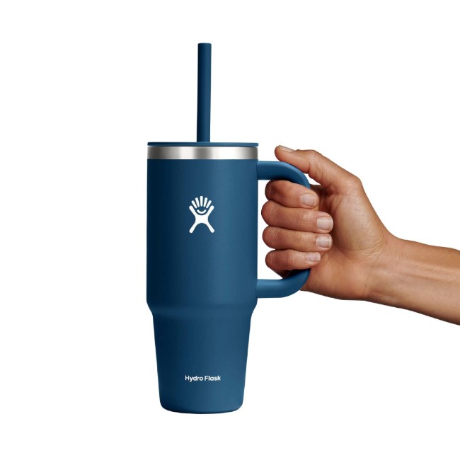 Топлоизолирана чаша, неръждаема стомана, 710 мл, "All Around Travel", Indigo - Hydro Flask