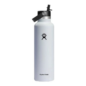 Термоизолирана бутилка, неръждаема стомана, 620 мл, "Standard Straw", бяла - Hydro Flask