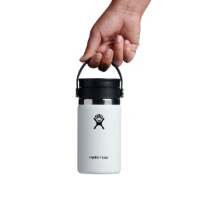 Термоизолираща бутилка, неръждаема стомана, 355 мл, "Wide Sip", бяла - Hydro Flask