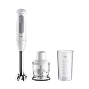 Ръчен пасатор "MultiQuick 5", 3 аксесоара, 1000 W, бял - Braun