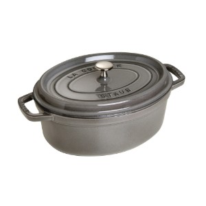Овална тенджера Cocotte от чугун, 29 см/4,2 л, Graphite Grey - Staub