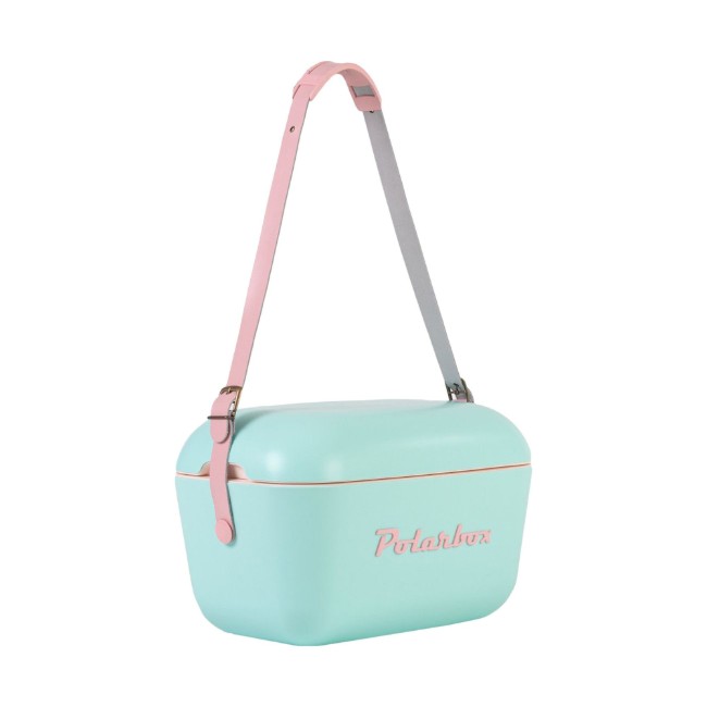 Охладителна кутия, 12 л, "Pop", Cyan - Baby Rose - Polarbox