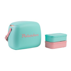 Охладителна кутия, 6 л, "Pop", Cyan - Baby Rose - Polarbox