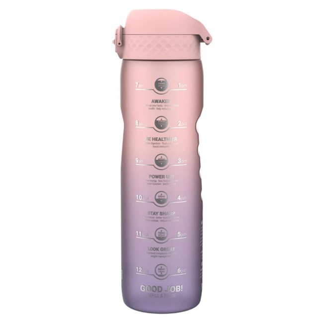 Бутилка за вода, recyclon™, 1 л, Purple/Rose Motivator - Ion8