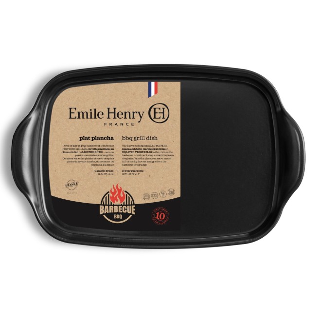 Съд за скара BBQ, керамика, 42.5x27.5 см, Truffle - Emile Henry
