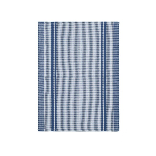 Комплект кухненски кърпи от 4 части, 50 x 70 см, "Waffle", Тъмно син - Tiseco
