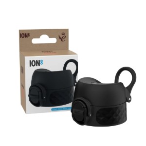 Капак за бутилка за вода, recyclon™, размер S, Black - Ion8