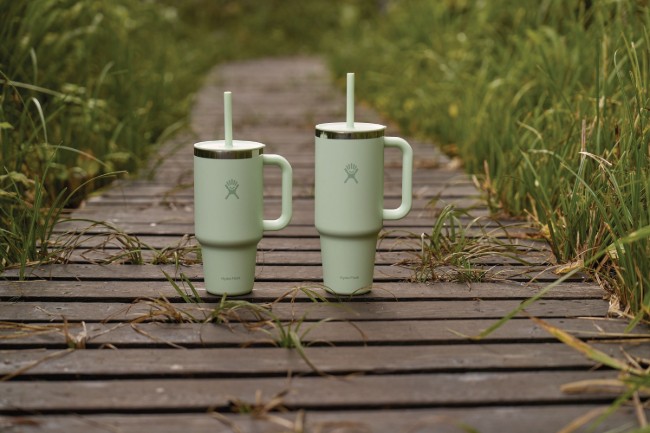 Топлоизолирана чаша, неръждаема стомана, 710 мл, "All Around Travel", Aloe - Hydro Flask