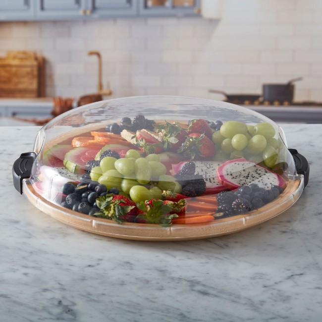 Сервираща дъска, с капак, бамбук, 35.5 см - Farberware