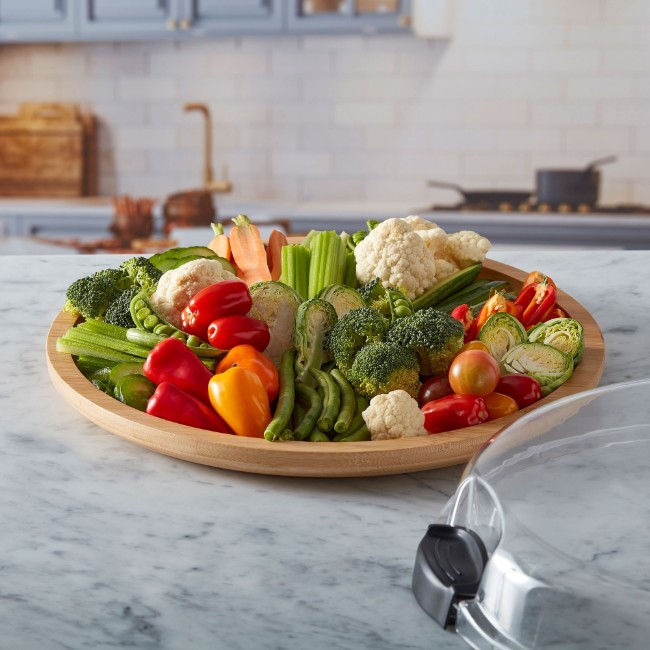 Сервираща дъска, с капак, бамбук, 35.5 см - Farberware