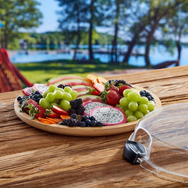 Сервираща дъска, с капак, бамбук, 35.5 см - Farberware