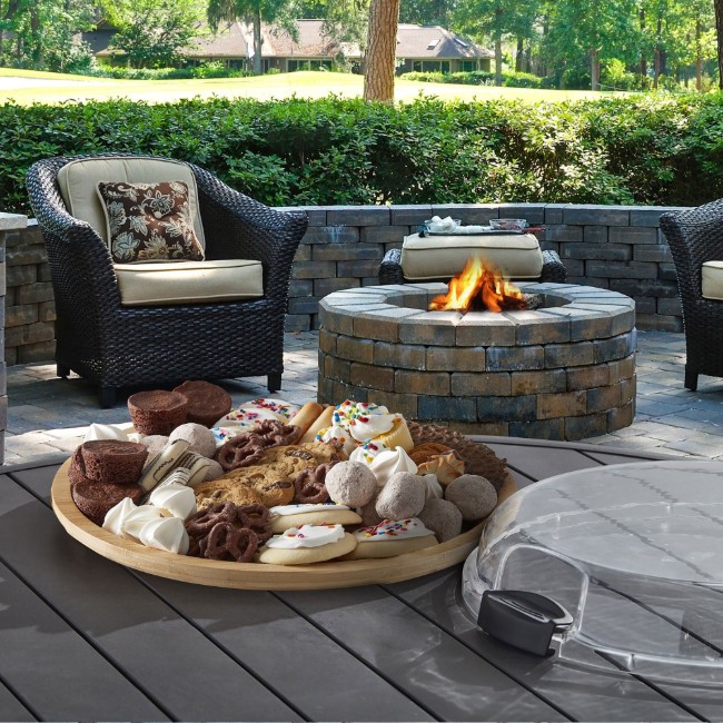 Сервираща дъска, с капак, бамбук, 35.5 см - Farberware