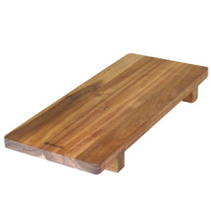 Дъска за рязане с крачета, акациево дърво, 40 x 20 см, дебелина 2 см - Zokura