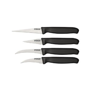 Комплект от 4 ножа за декориране, "Gastro", Black - Pirge