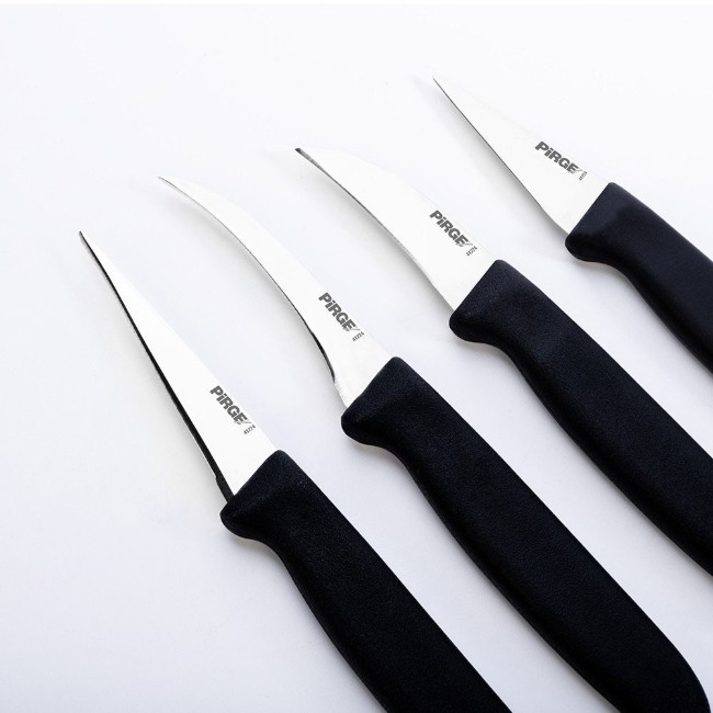 Комплект от 4 ножа за декориране, "Gastro", Black - Pirge