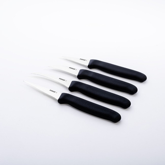 Комплект от 4 ножа за декориране, "Gastro", Black - Pirge