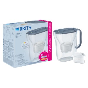 Кана за филтриране на вода BRITA Style Essential 2.4 л + 2 филтъра Maxtra Pro (Stone Blue)