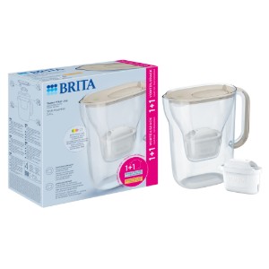 Кана за филтриране на вода BRITA Style Essential 2.4 л + 2 филтъра Maxtra Pro (Sand)