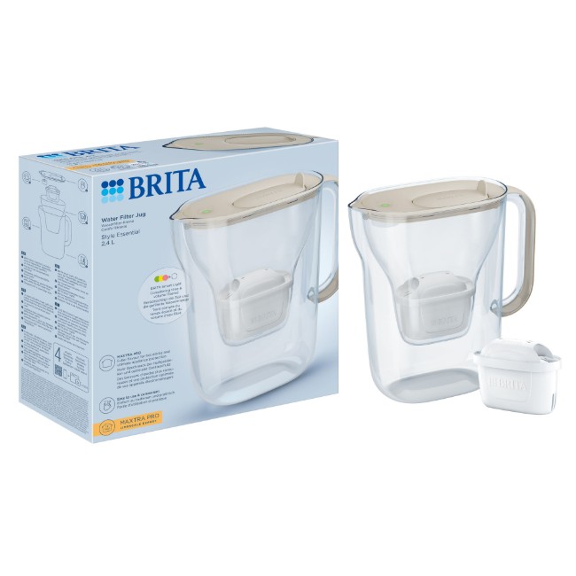Филтърна кана BRITA Style 2.4 л Maxtra Pro Limescale Expert (Sand)
