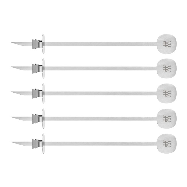 Комплект шишчета от 5 части, неръждаема стомана, "BBQ+" - Zwilling