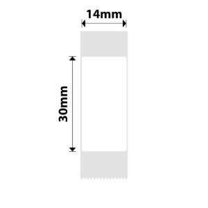 N1 ролка с етикети, 14x30 мм, 190 бр./ролка, бели - NIIMBOT