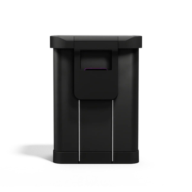 Кошче за боклук с педал, 55 л, неръждаема стомана, Matte Black - simplehuman