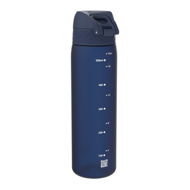 Slim бутилка за вода, recyclon, 500мл, Navy - Ion8