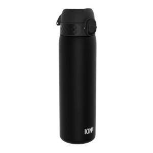 Slim бутилка за вода, recyclon, 500мл, Черен - Ion8