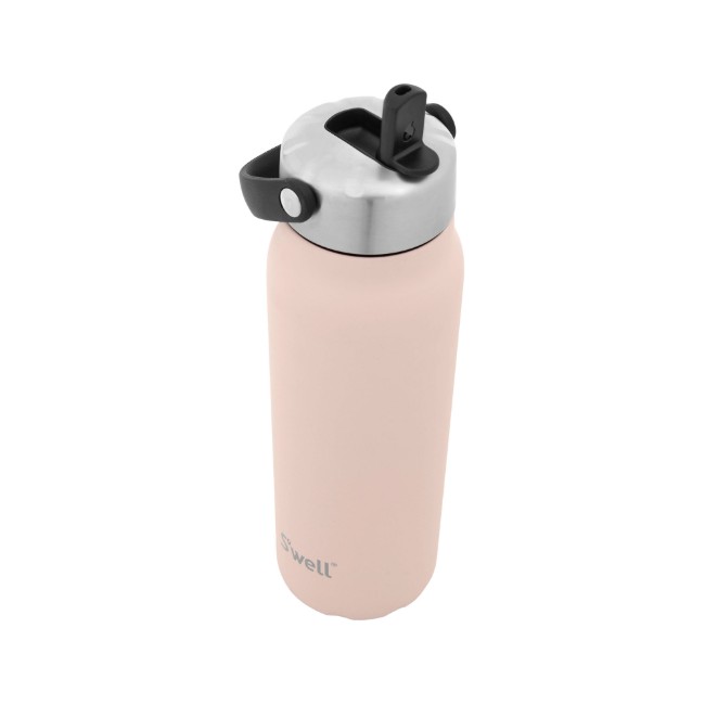 Термос бутилка за напитки, неръждаема стомана, 700 мл, "Explorer Flip Straw", Himalayan Salt - S'well