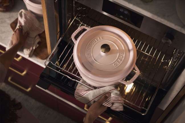 Тенджера за готвене Cocotte, чугунена, 24 см/3,7 л, Sorbet Rose - Staub