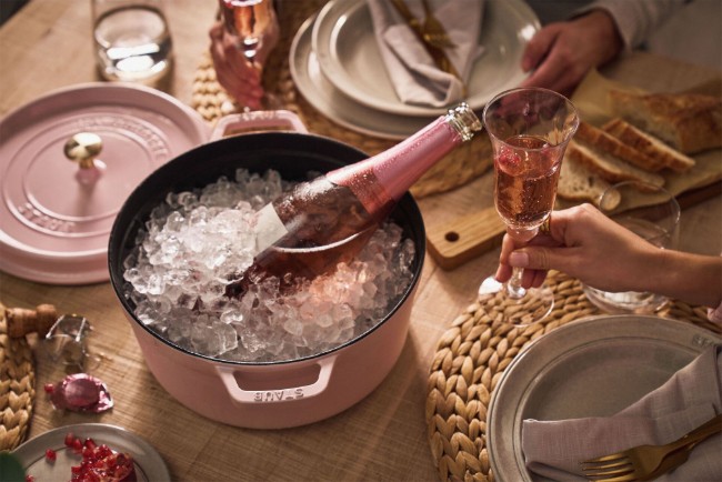 Тенджера за готвене Cocotte, чугунена, 24 см/3,7 л, Sorbet Rose - Staub