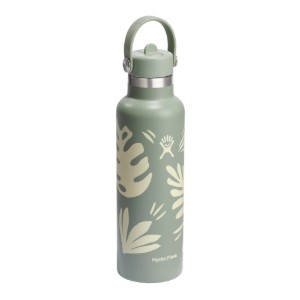Термоизолирана бутилка, неръждаема стомана, 620 мл, "Standard Straw", Botanical Bliss - Hydro Flask