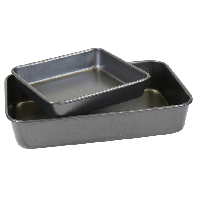 Комплект от 2 тави за фурна, въглеродна стомана, „MasterClass“ - Kitchen Craft