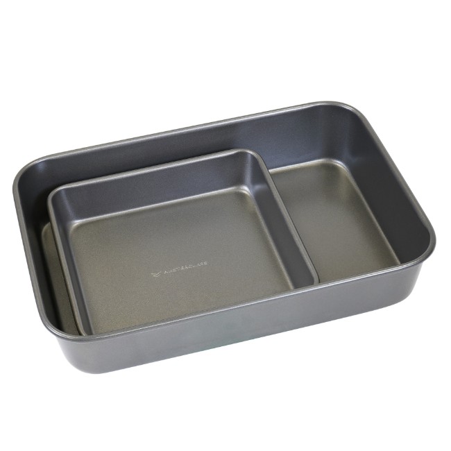 Комплект от 2 тави за фурна, въглеродна стомана, „MasterClass“ - Kitchen Craft