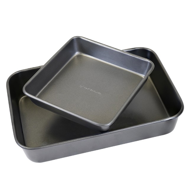 Комплект от 2 тави за фурна, въглеродна стомана, „MasterClass“ - Kitchen Craft