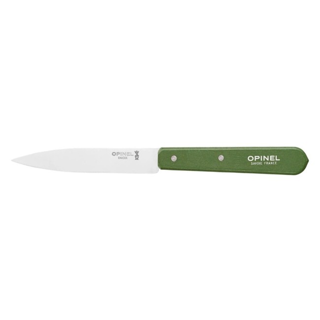 Нож за рязане N°112, неръждаема стомана, 10 см, "Les Essentiels", зелен - Opinel
