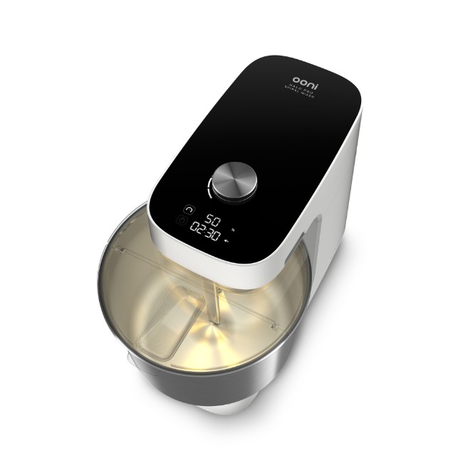 Спираловиден миксер с купа, 7 L, Polar White - Ooni