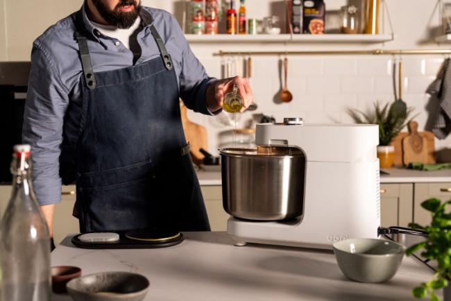 Спираловиден миксер с купа, 7 L, Polar White - Ooni