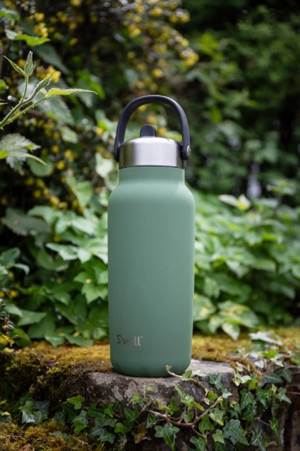 Термос бутилка за напитки, неръждаема стомана, 700 мл, "Explorer Flip Straw", Jasper - S'well