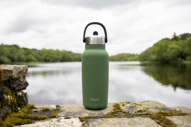 Термос бутилка за напитки, неръждаема стомана, 700 мл, "Explorer Flip Straw", Jasper - S'well