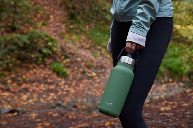 Термос бутилка за напитки, неръждаема стомана, 700 мл, "Explorer Flip Straw", Jasper - S'well