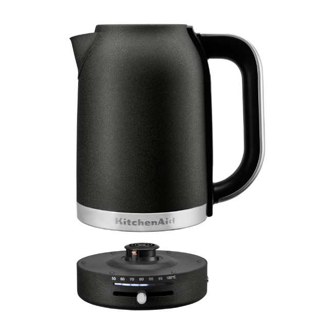 Електрическа кана с променлива температура, 1.7 л, Cast Iron Black - KitchenAid