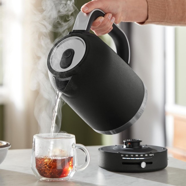 Електрическа кана с променлива температура, 1.7 л, Cast Iron Black - KitchenAid