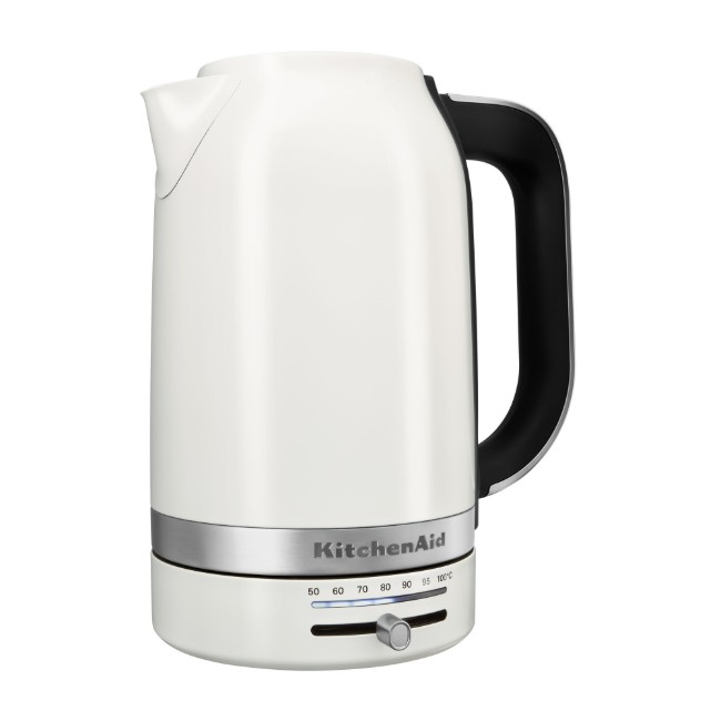 Електрическа кана с променлива температура, 1.7 л, Porcelain White - KitchenAid